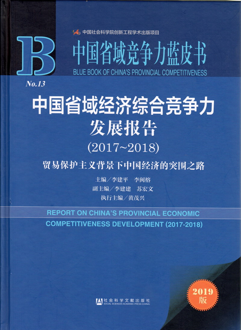 啊啊啊操我大鸡巴好舒服插进骚逼里黄色视频中国省域经济综合竞争力发展报告（2017-2018）